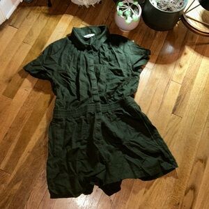 Athleta Dark Green Romper